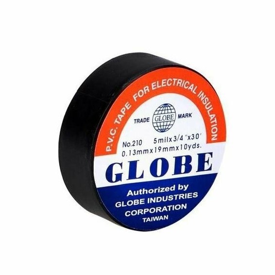 GLOBE İZOLE BANT SİYAH 19MM*10YDS